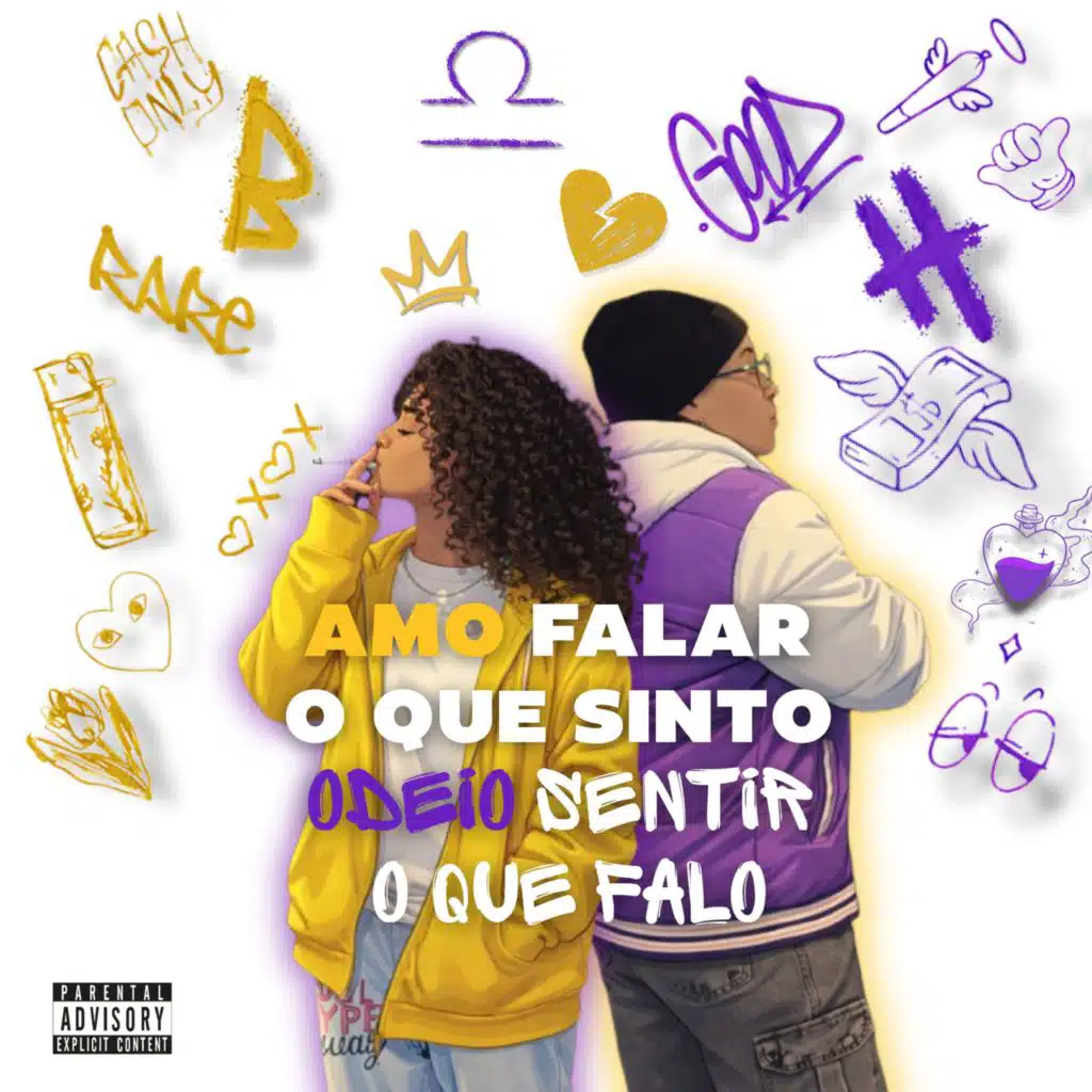 amo falar o que sinto, odeio sentir o que falo