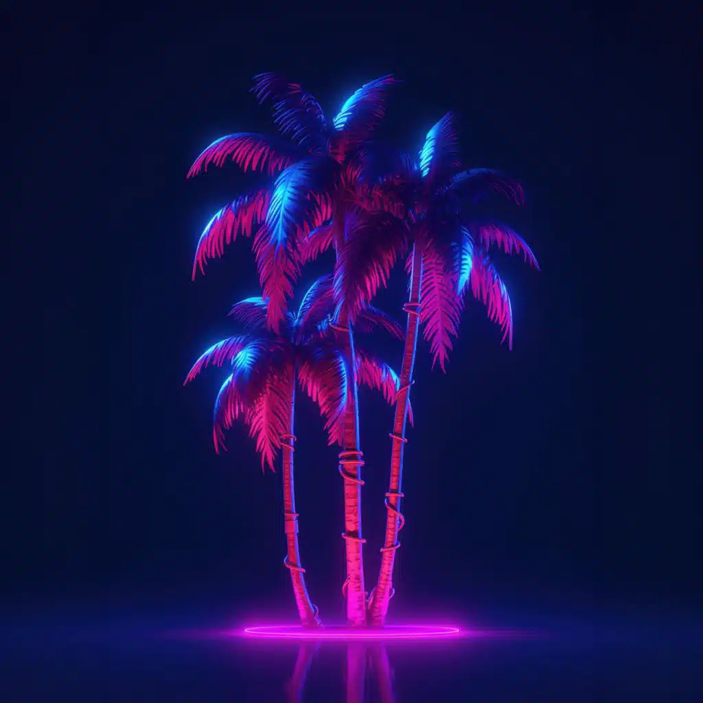 Neon Palms