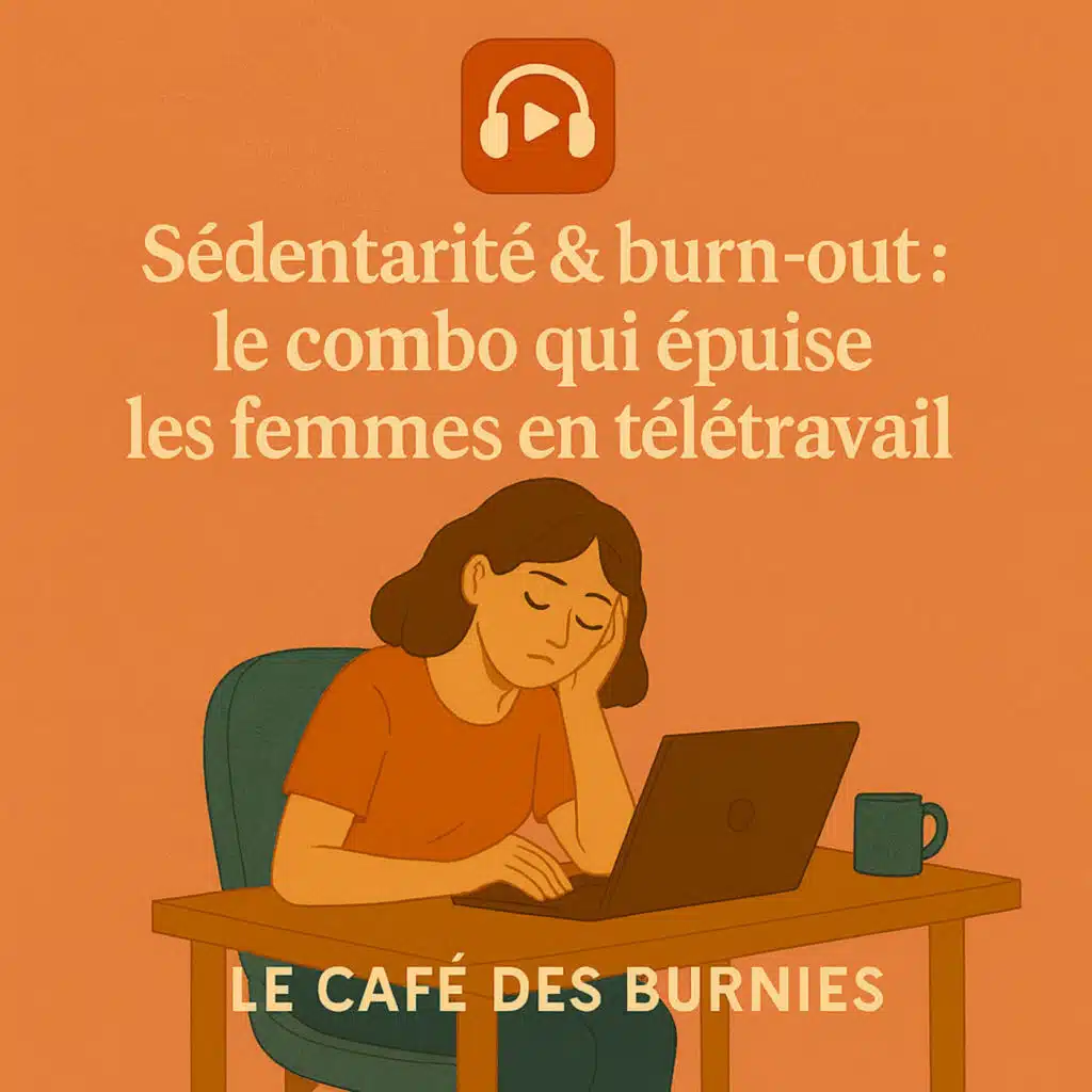 EP 139 SÉDENTARITÉ & BURN-OUT : LE COMBO QUI ÉPUISE LES FEMMES EN TÉLÉTRAVAIL