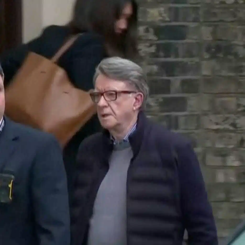 Peter Mandelson has been released on bail after his arrest