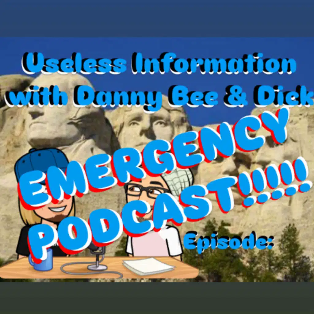 Useless Information Podcast w/Danny Bee & Dick "Emergency Podcast"