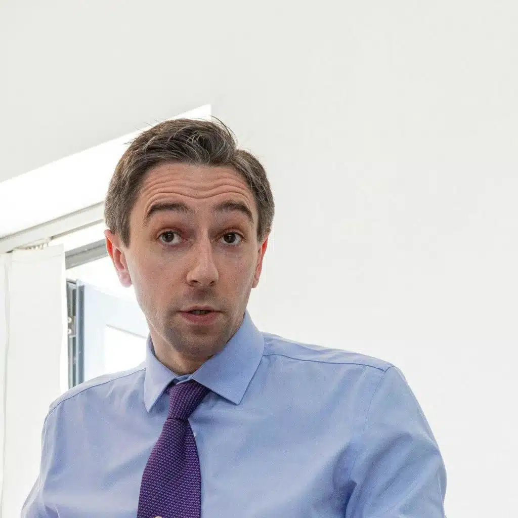 Tánaiste Simon Harris in studio this morning