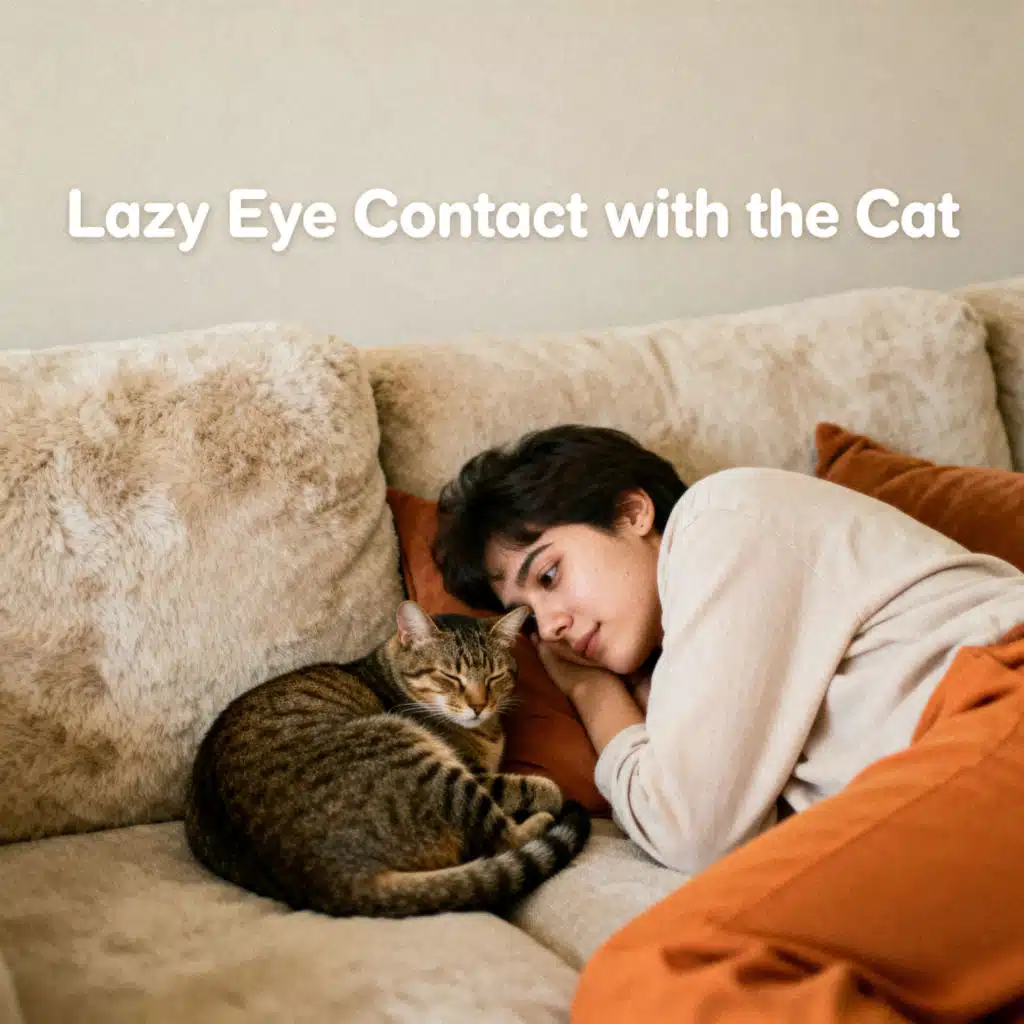 Lazy Eye Contact with the Cat