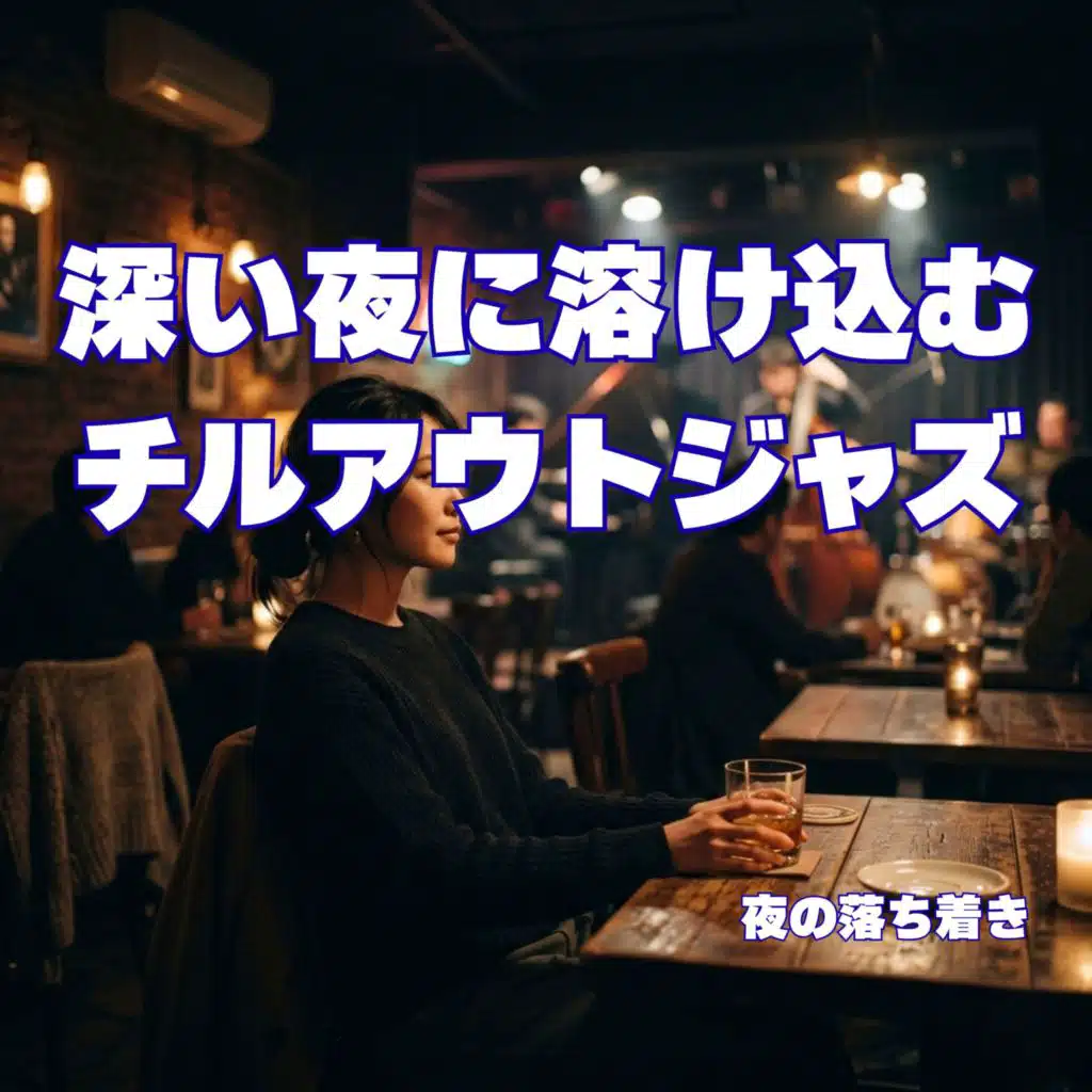 深い夜に溶け込むチルアウトジャズ