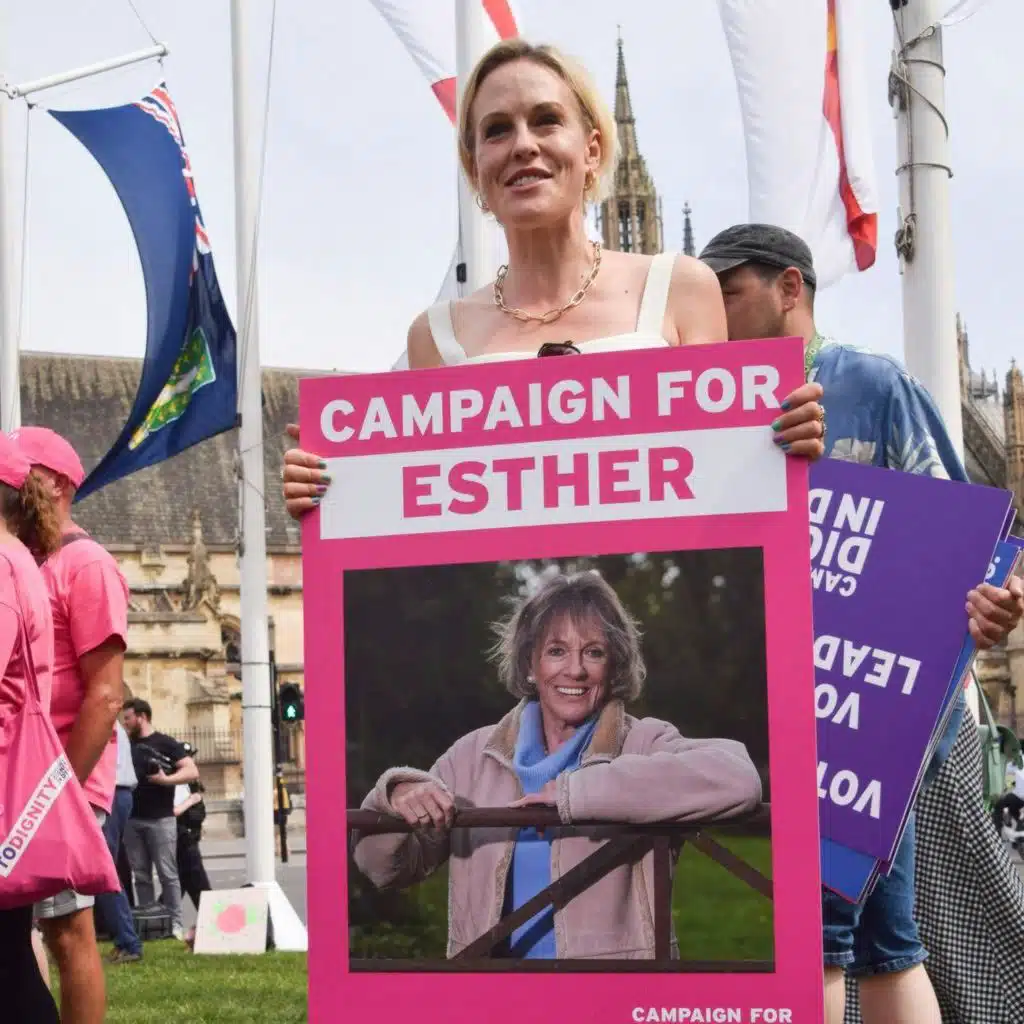 Dame Esther Rantzen daughter on the UK Assisted Dying Bill being likely to fail