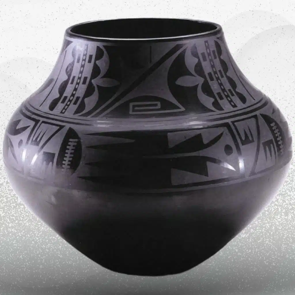 Maria and Julian Martinez | Black on Black Pottery