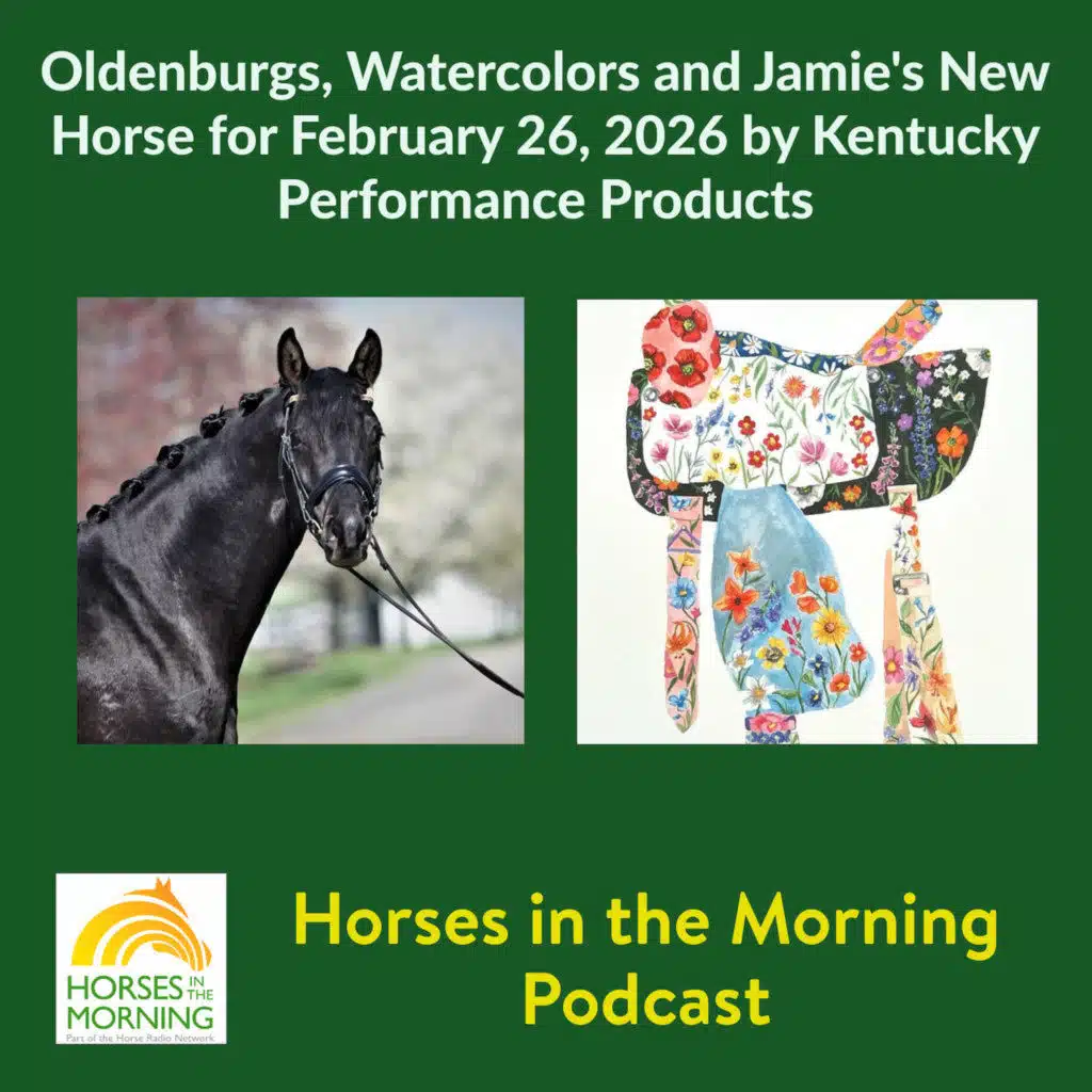 Oldenburgs, Watercolors and Jamie's New Horse for February 26, 2026 by Kentucky Performance Products