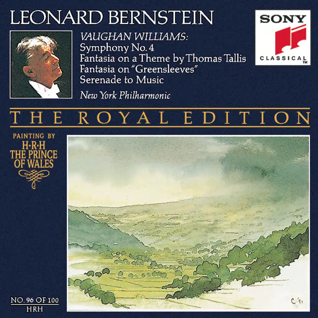 Vaughan Williams: Symphony No. 4, Fantasia on a Theme by thomas Tallis; Fantasia on Greensleeves, and Serenade to Music