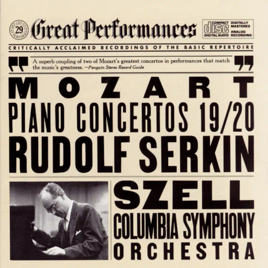 Mozart: Piano Concertos Nos. 19 & 20
