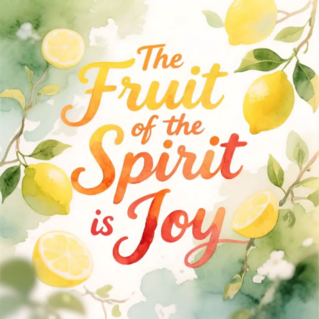 The Fruit of the Spirit is Joy