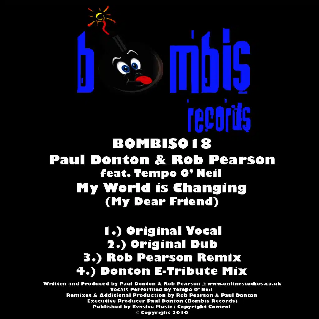 Paul Donton & Rob Pearson feat. Tempo O' Neil