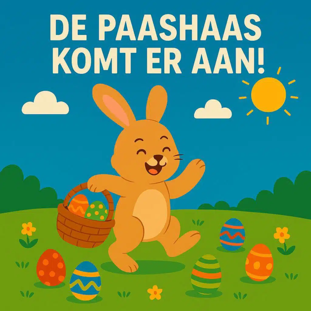 De Paashaas komt er aan!