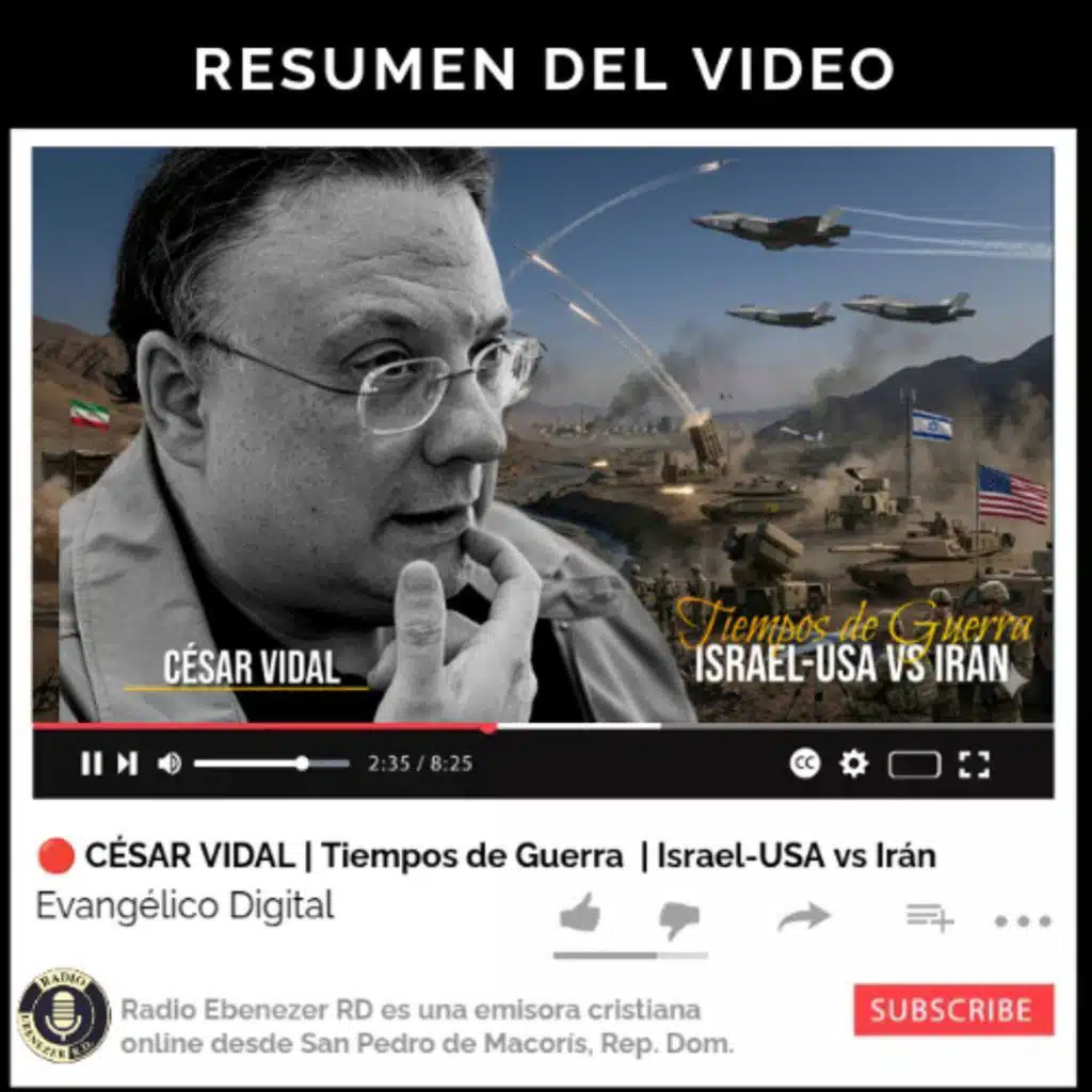 🆕Resumen | CÉSAR VIDAL | Tiempos de Guerra  | Israel-USA vs Irán