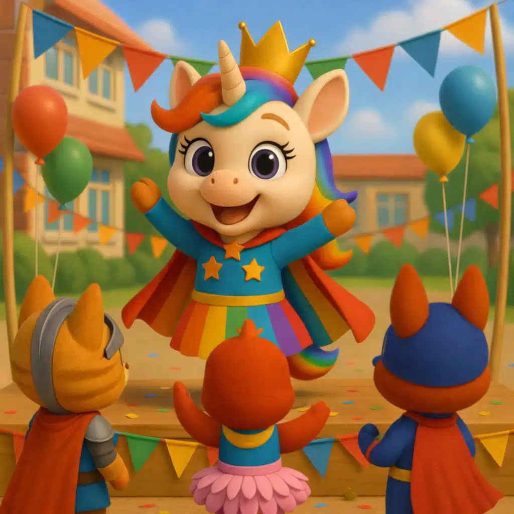 Petite Licorne au carnaval