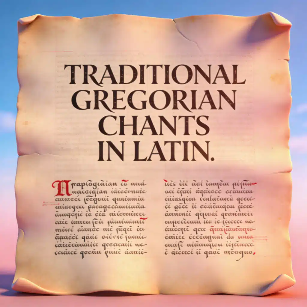 Traditional Gregorian Chants In Latin