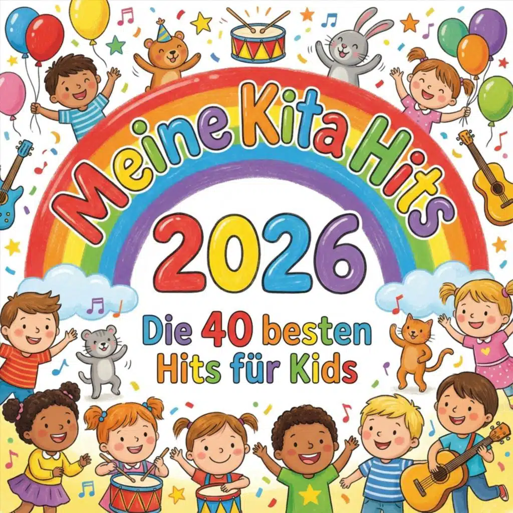 Meine Kita Hits 2026 - Die 40 besten Hits für Kids