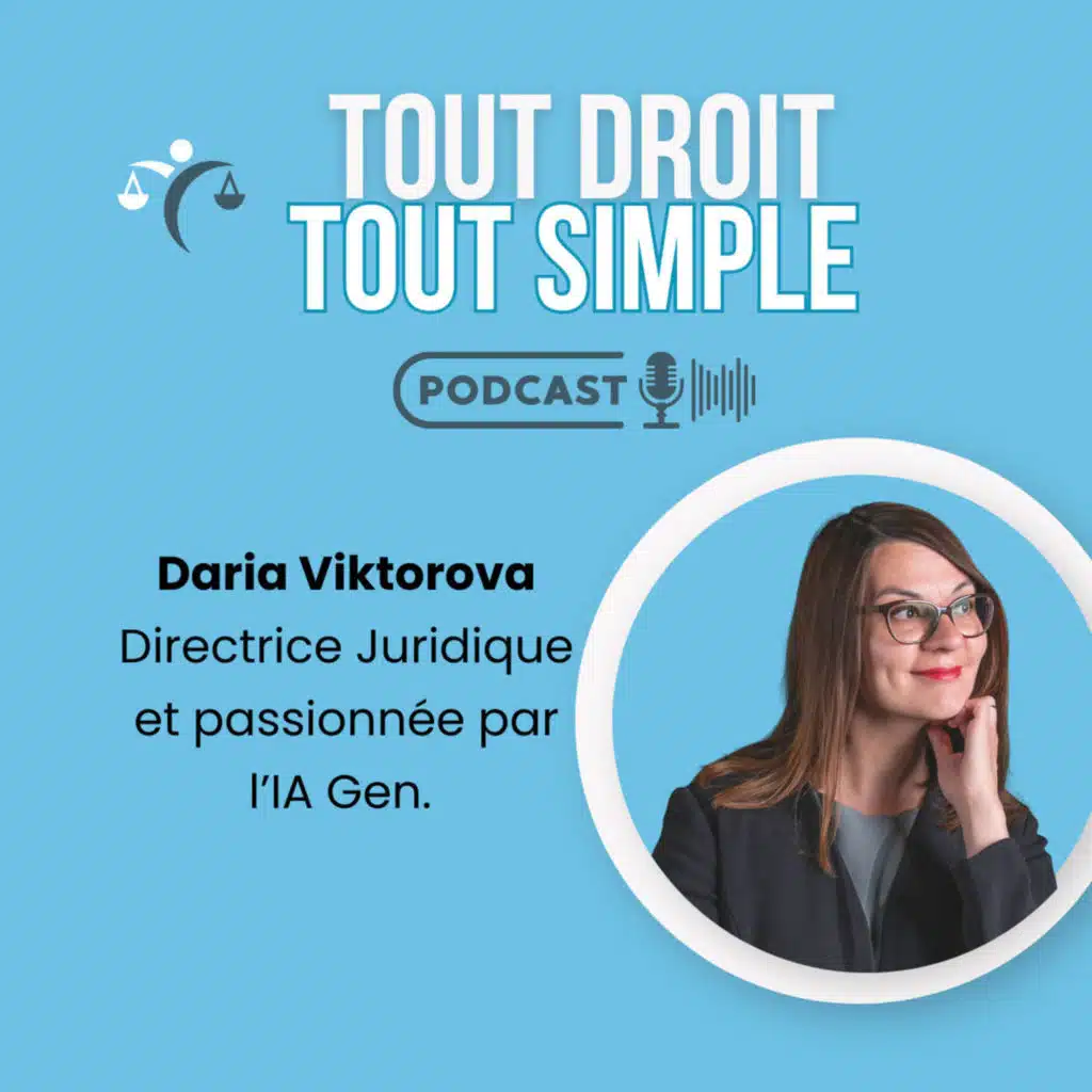 IA Générative – Quand les Directeurs Juridiques s'y mettent aussi ! Daria Viktorova 