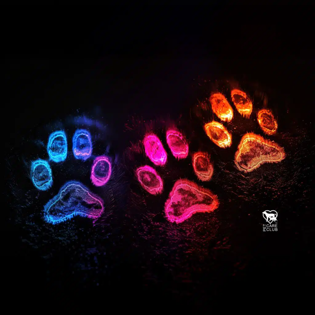 Paw Prints Entering the Night