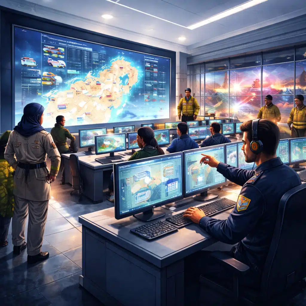 Behind Abu Dhabi’s emergency response network