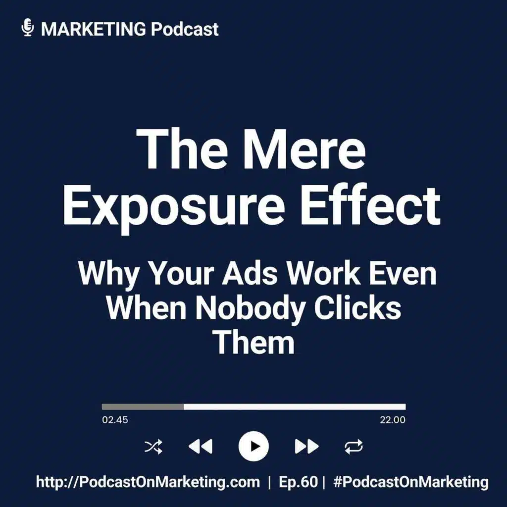 The Mere Exposure Effect: Why Your Ads Work Even When Nobody Clicks Them