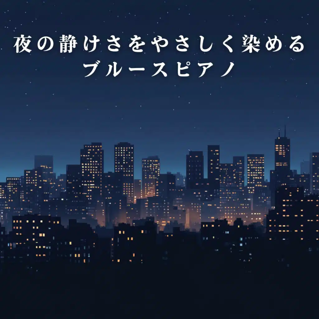 夜の静けさをやさしく染めるブルースピアノ