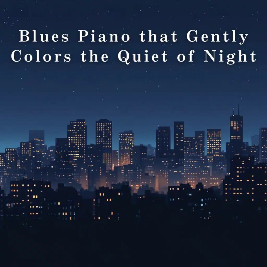 Blues Piano that Gently Colors the Quiet of Night