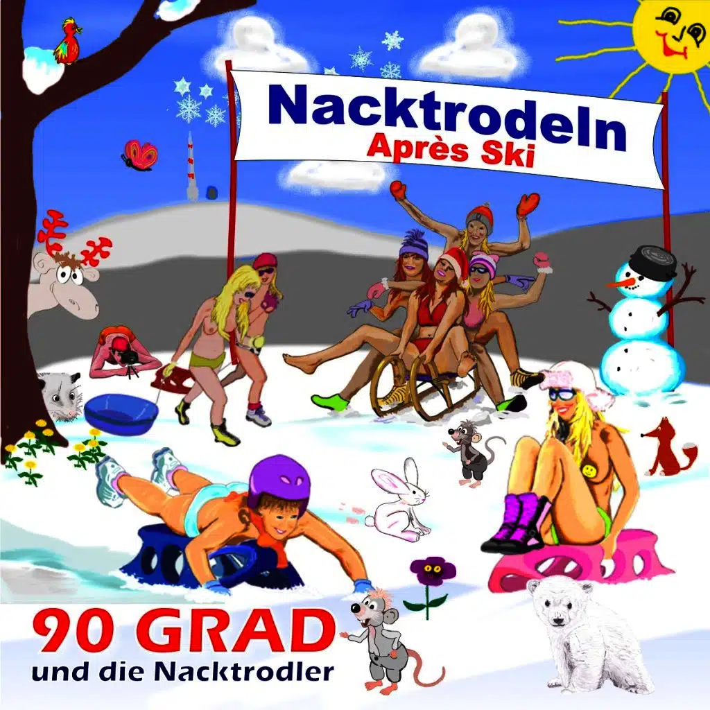 Nacktrodeln - Après Ski