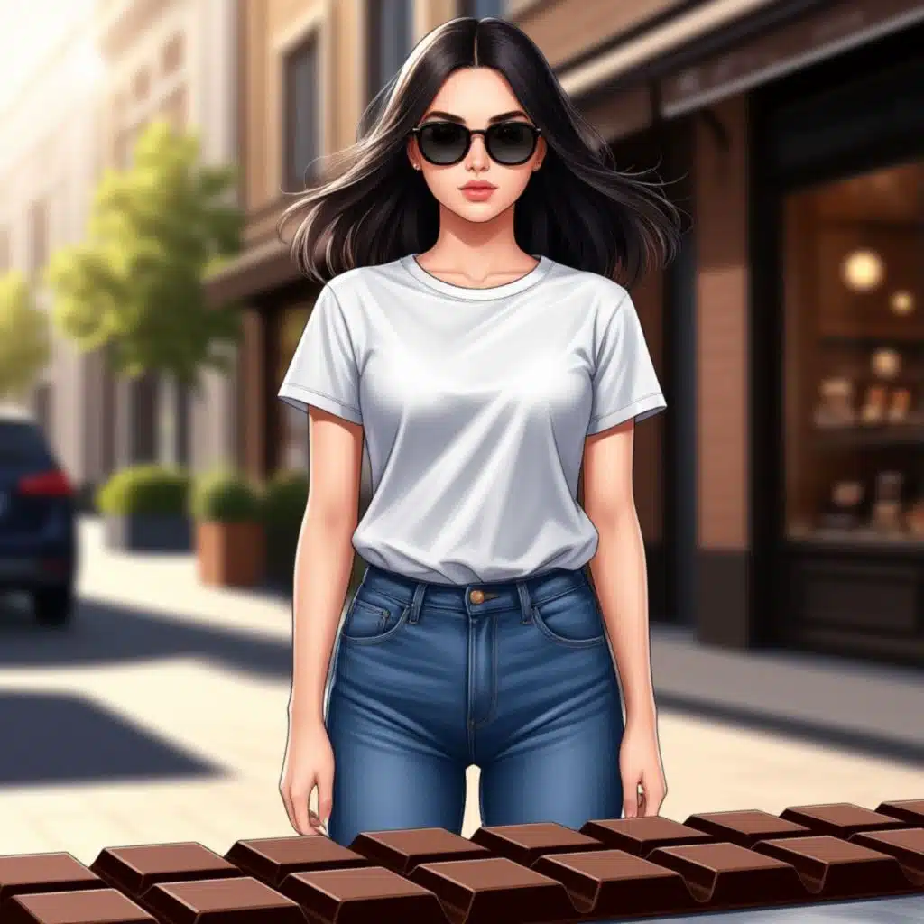 Брюнетка в шоколаде