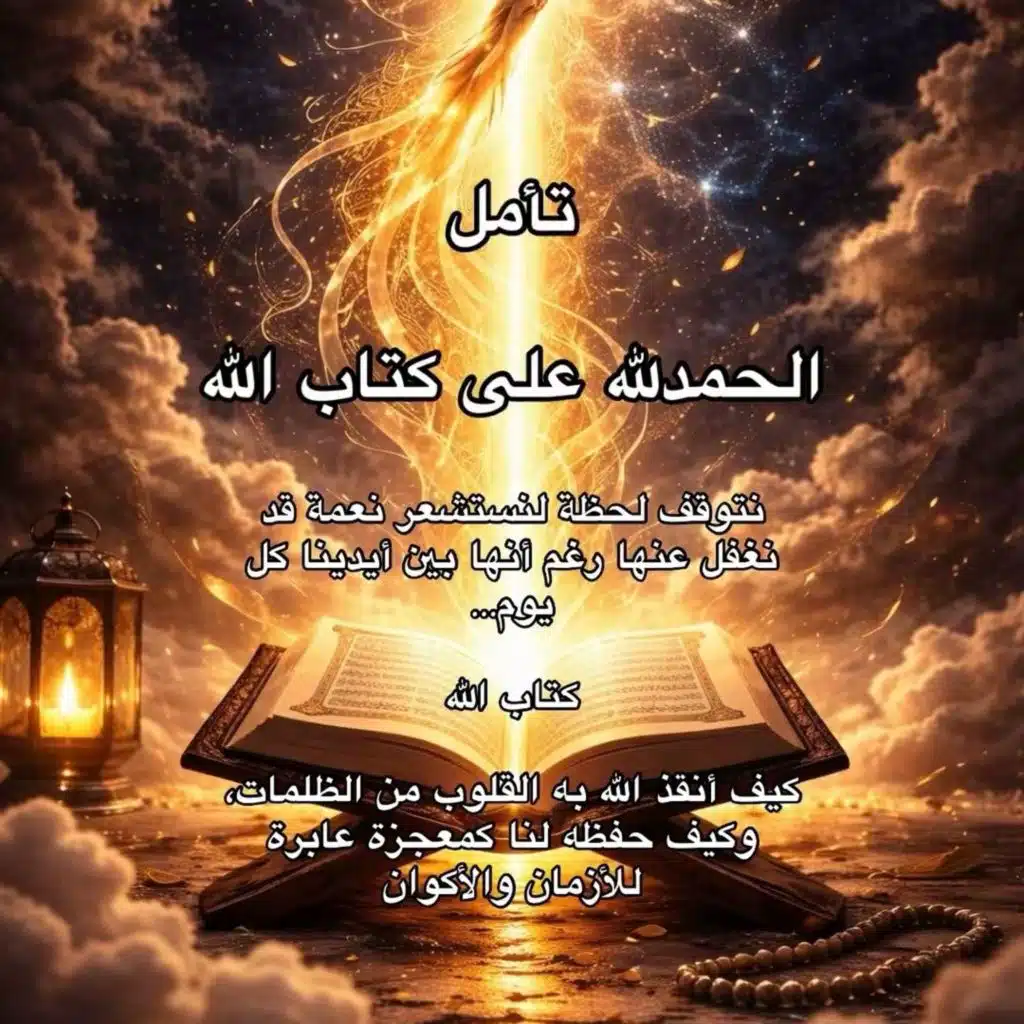 الحمدلله على كتاب الله✨