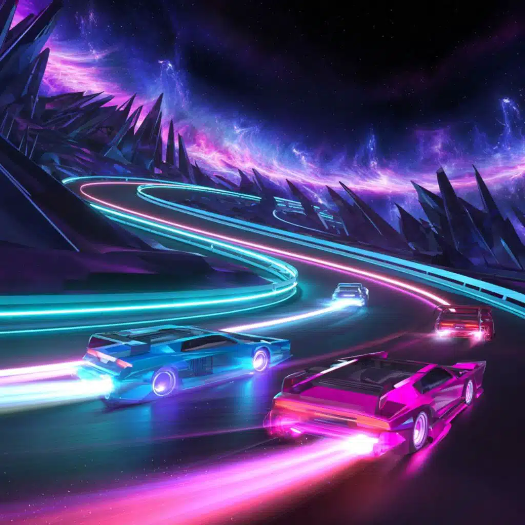 Startlinie aus Sternen