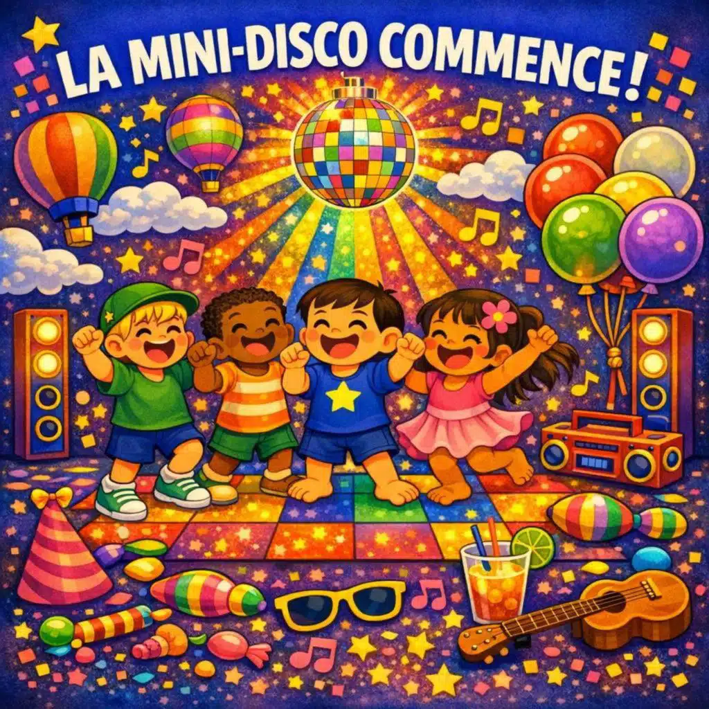La mini‑disco commence!