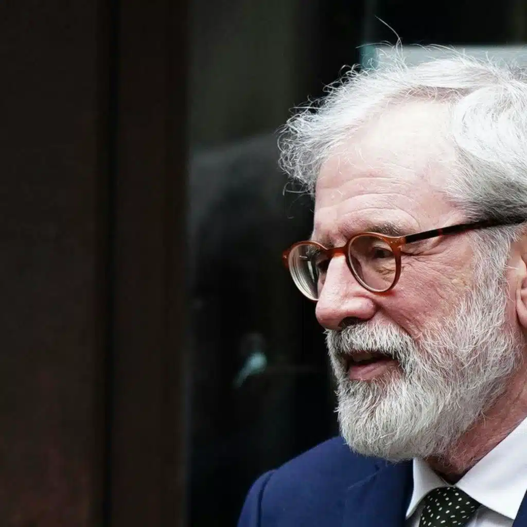 Gerry Adams takes the stand at civil trial in London