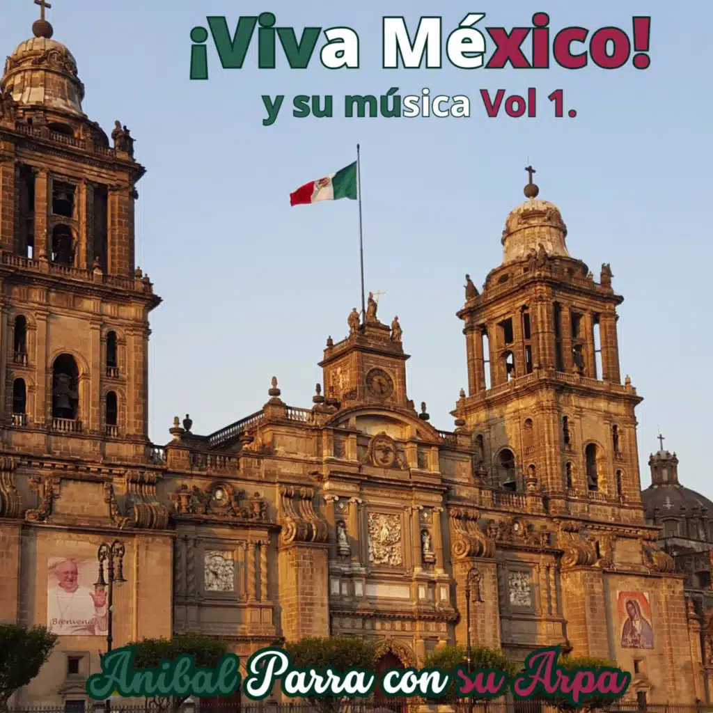 Anibal Parra con su Arpa