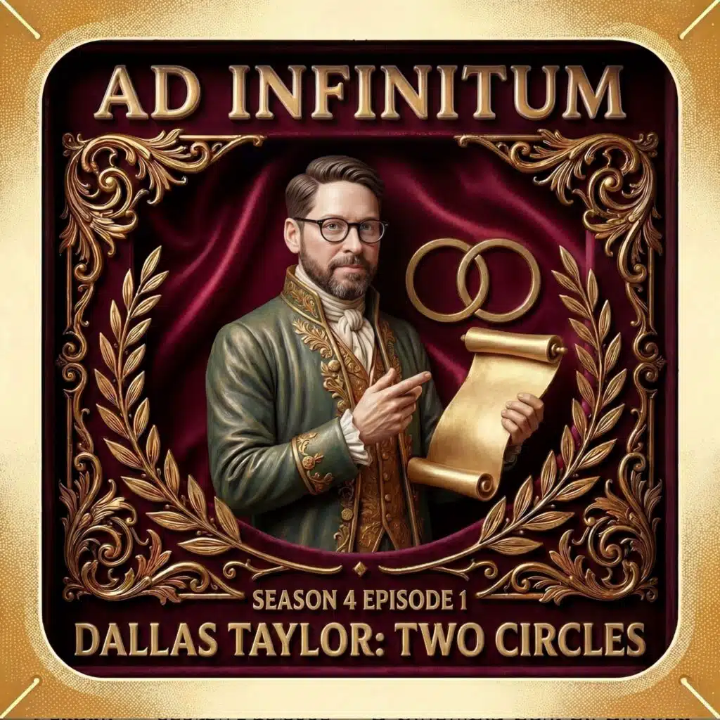 Ad Infinitum S4E01 - Two Circles : Dallas Taylor on Podcasting, YouTube, and Creative Identity