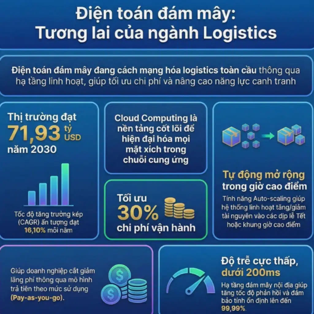 Xu Hướng Ứng Dụng Điện Toán Đám Mây Trong Ngành Logistics & Chuỗi Cung Ứng