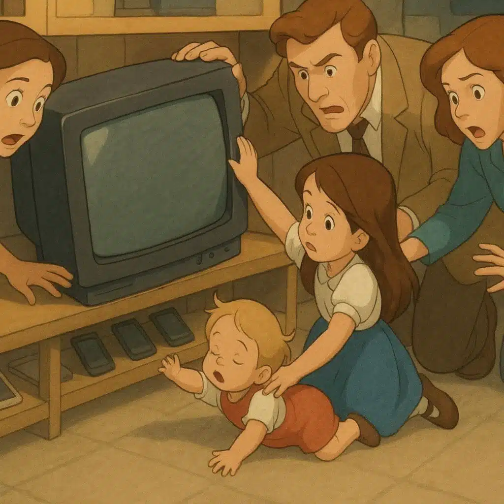 La télé est tombée ! 61