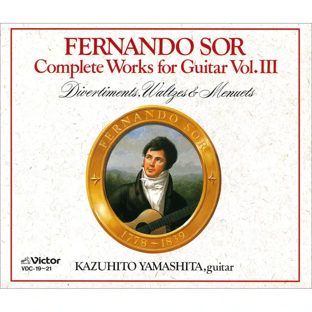 FERNANDO SOR Complete Works for Guitar Vol.III [Divertiments, Waltzes & Menuets]