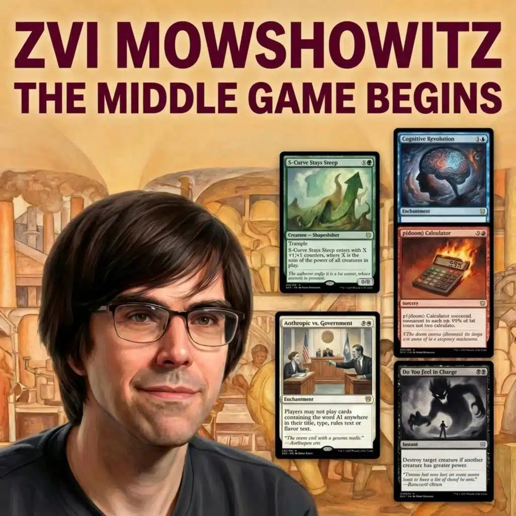 Zvi's Mic Works!  Recursive Self-Improvement, Live Player Analysis, Anthropic vs DoW +&nbsp;More!