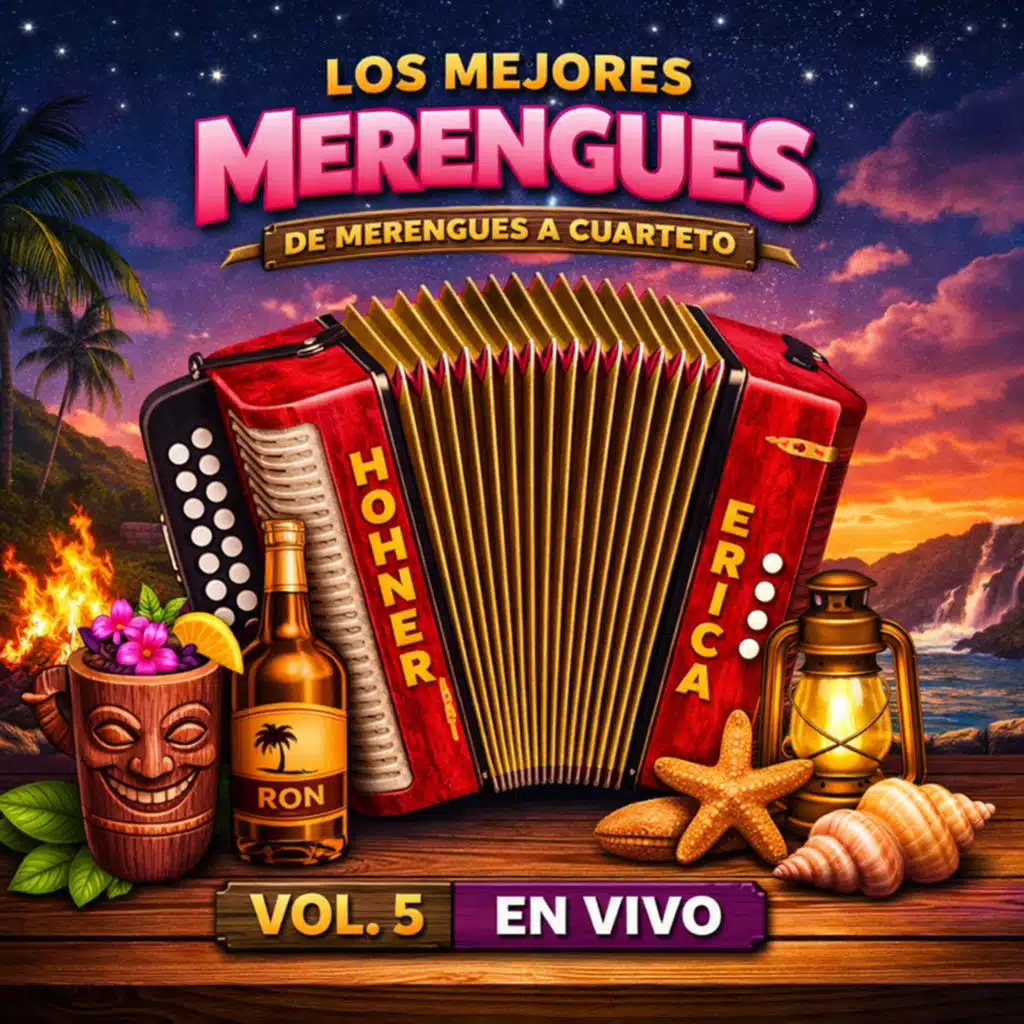 Los Mejores Merengues A Cuarteto, Vol.5 (Live)