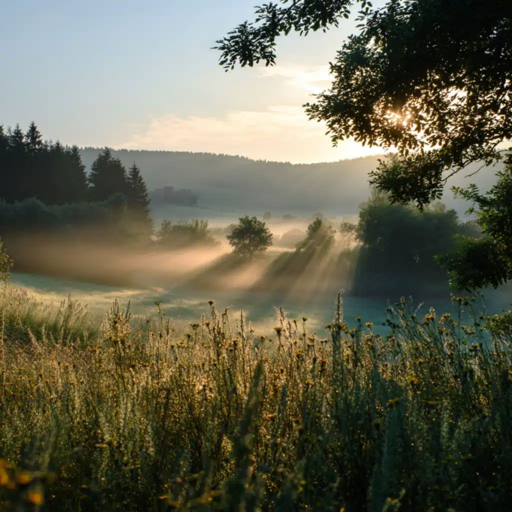 Morning Over the Field