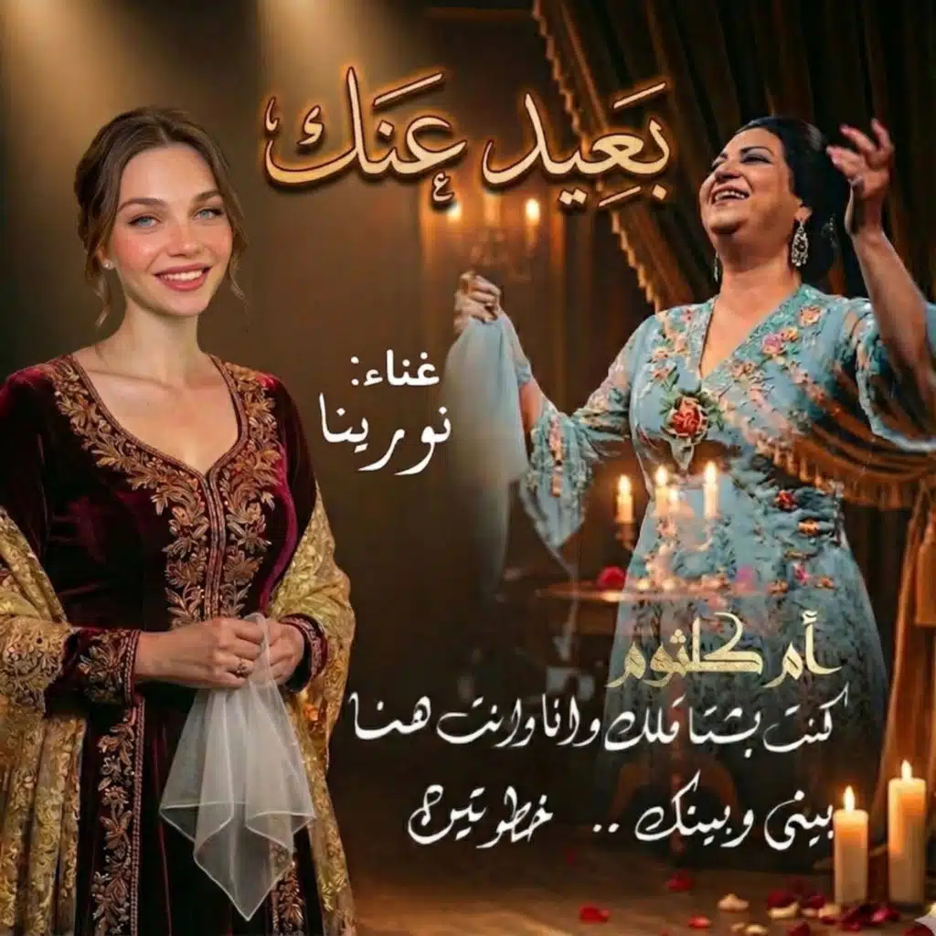 بعيد عنك - مقطع كنت بشتاقلك وانا وانت هنا (ميدلي مميز - ام كلثوم بصوت نورينا)