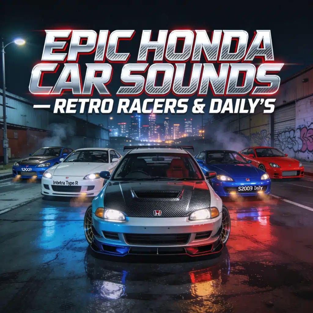 Epic Honda Car Sounds Retro Racer and Daily's
