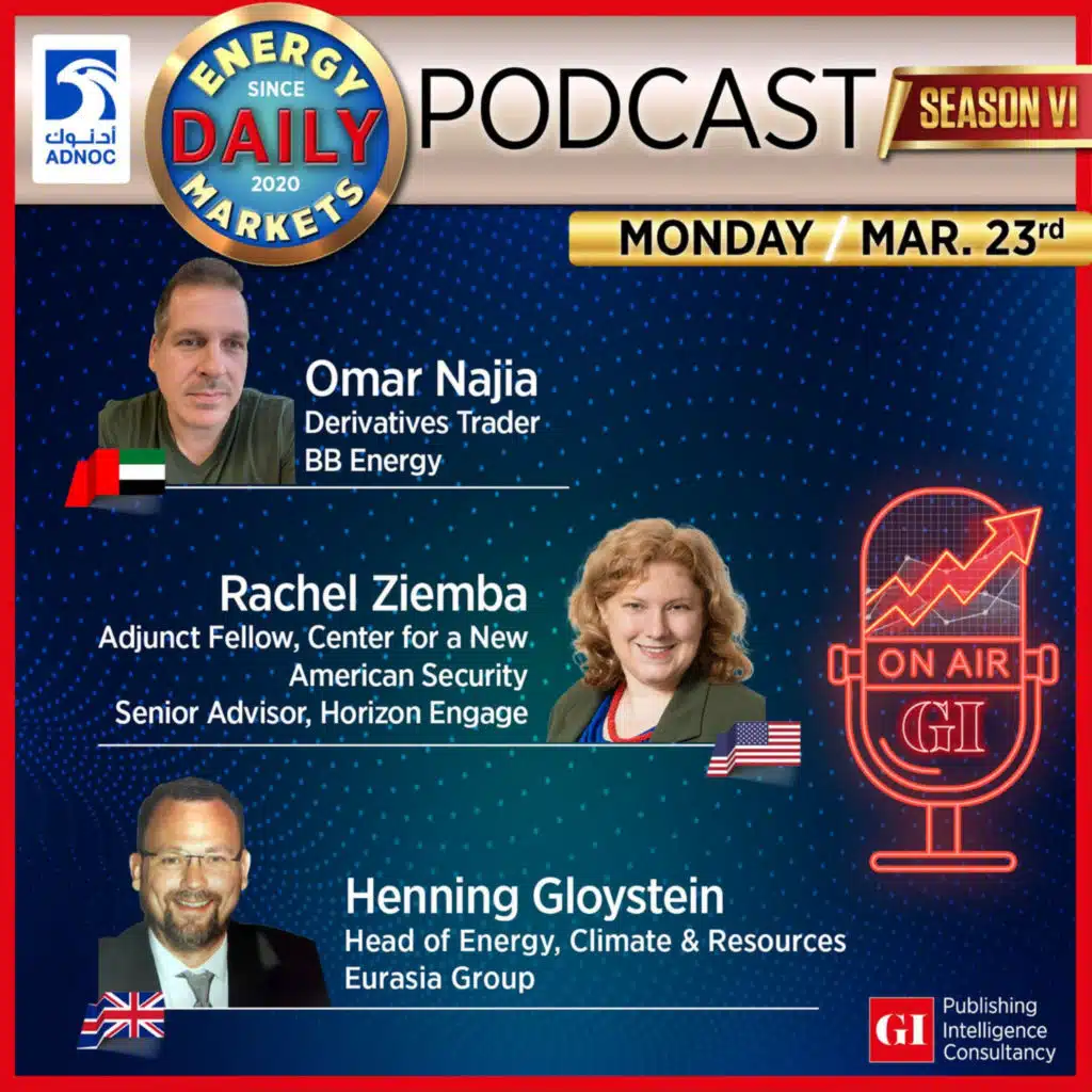 PODCAST: Daily Energy Markets - March 23rd