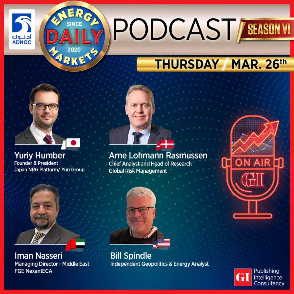 PODCAST: Daily Energy Markets - March 26th