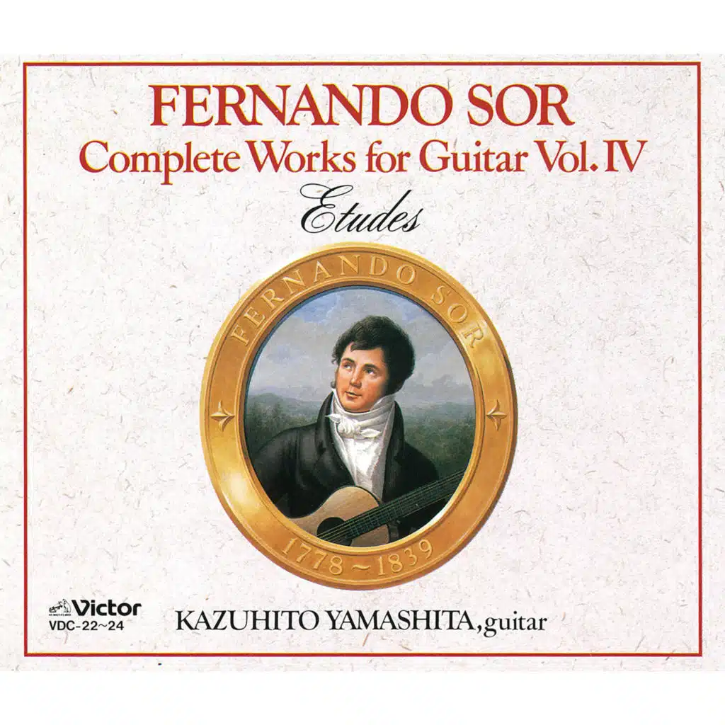 FERNANDO SOR Complete Works for Guitar Vol.IV [Etudes]