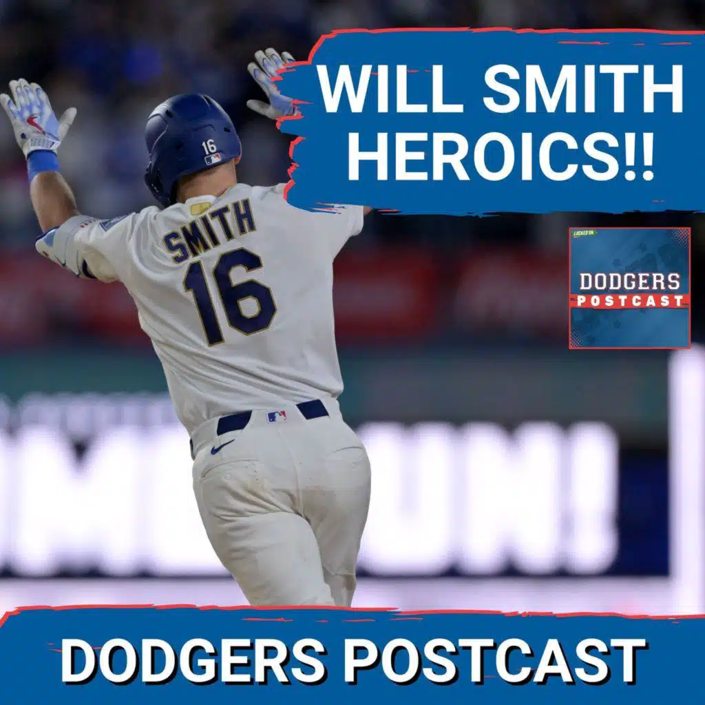 DODGERS POSTCAST: Dodgers don the RALLY caps again on a Will Smith HR to wrap up sweep.