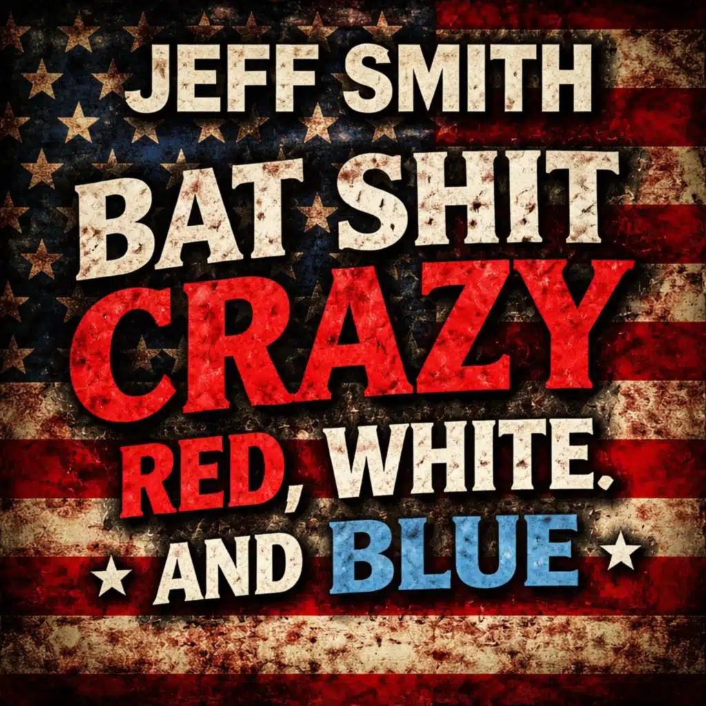 Bat Shit Crazy Red, White, and Blue