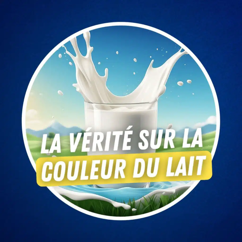 Pourquoi le lait est-il blanc ? 🥛