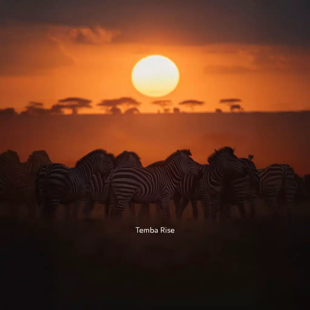 Dusk over Africa