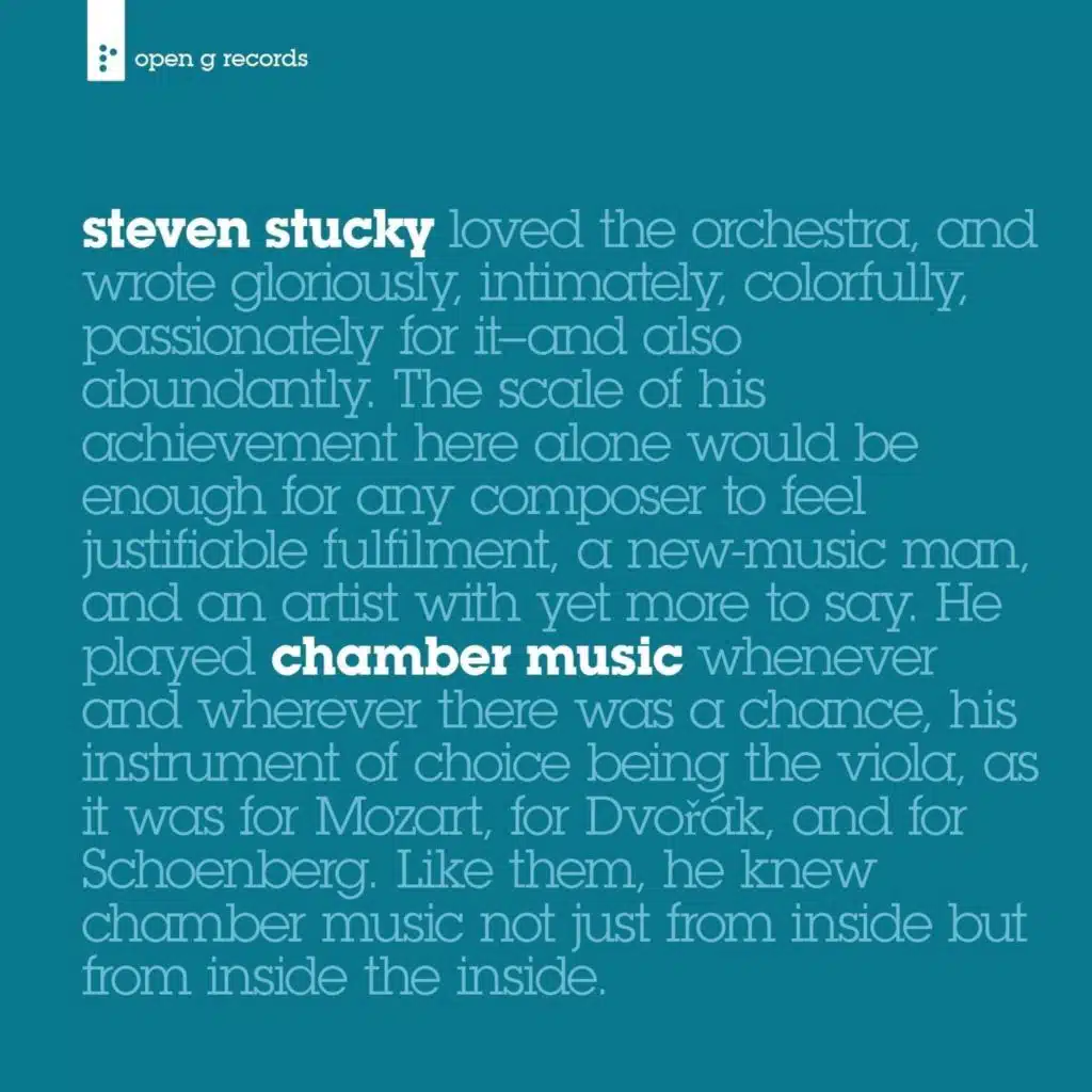 Steven Stucky: Chamber Music